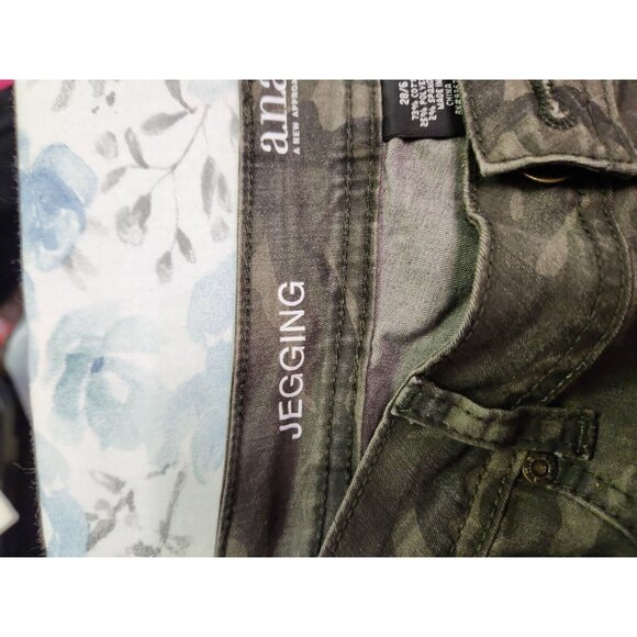 A.N.A.  legging 28/6 Womens Blue Spice Tye Dye Camo Jegging NWT - Picture 3 of 8